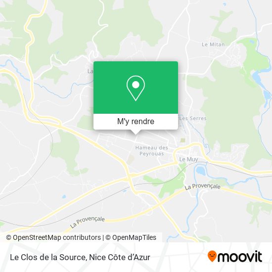 Le Clos de la Source plan