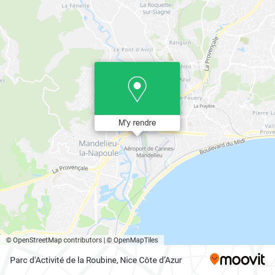Parc d'Activité de la Roubine plan