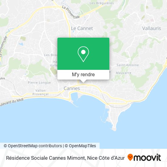 Résidence Sociale Cannes Mimont plan