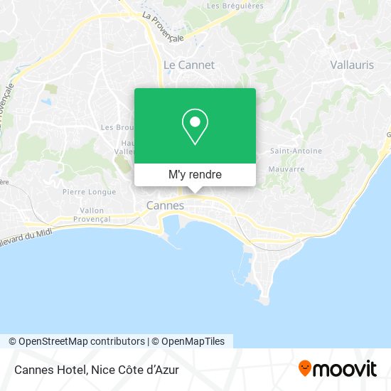 Cannes Hotel plan