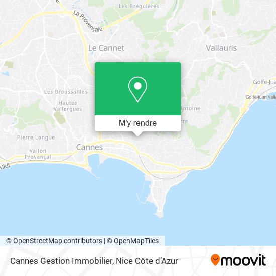 Cannes Gestion Immobilier plan
