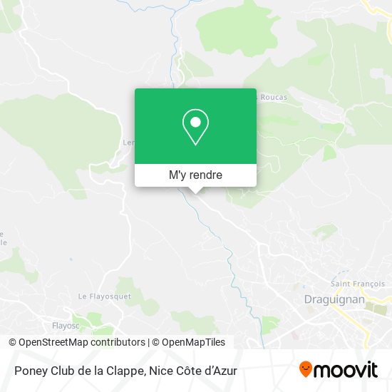 Poney Club de la Clappe plan