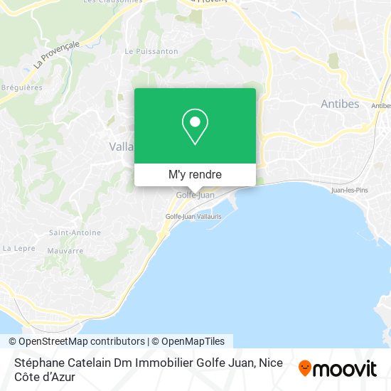 Stéphane Catelain Dm Immobilier Golfe Juan plan