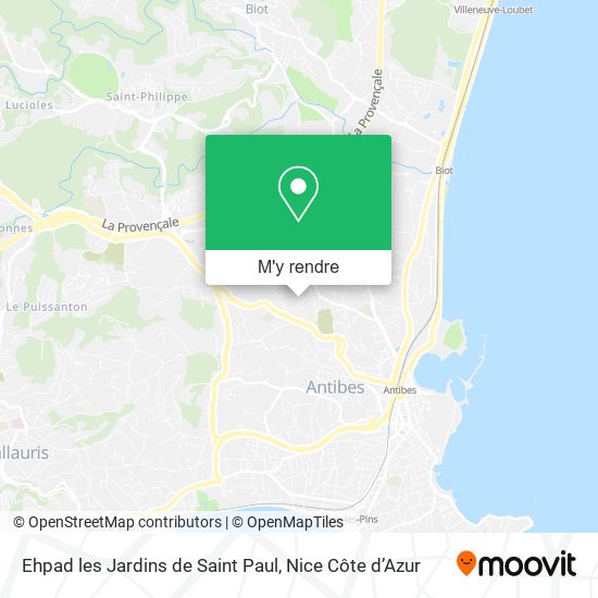 Ehpad les Jardins de Saint Paul plan