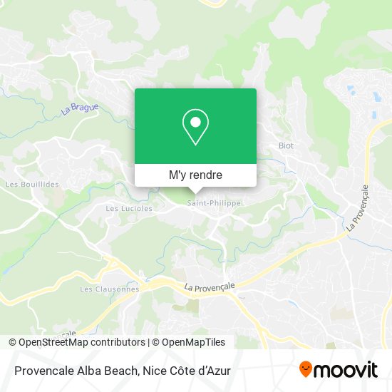 Provencale Alba Beach plan