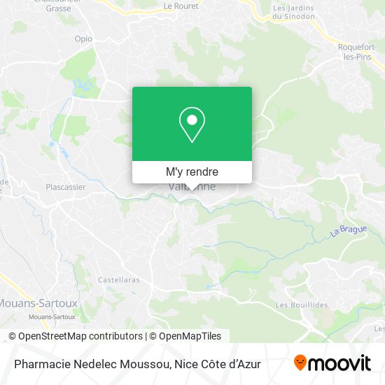 Pharmacie Nedelec Moussou plan