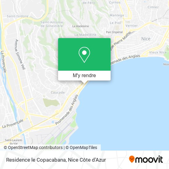 Residence le Copacabana plan