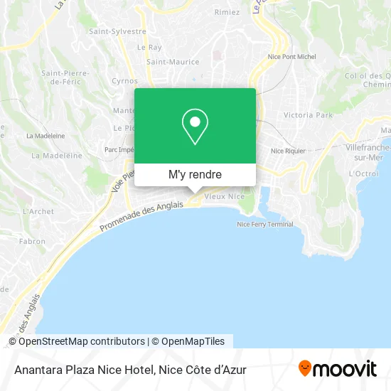 Anantara Plaza Nice Hotel plan