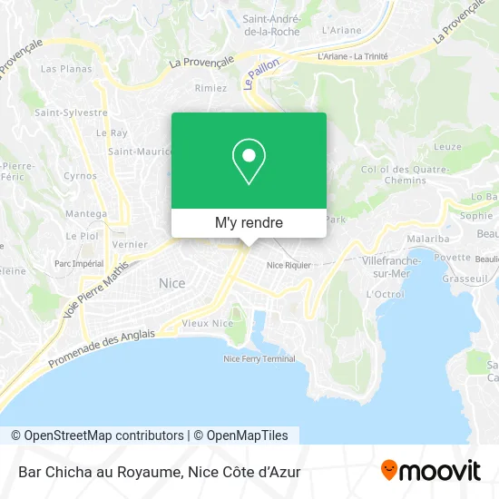 Bar Chicha au Royaume plan