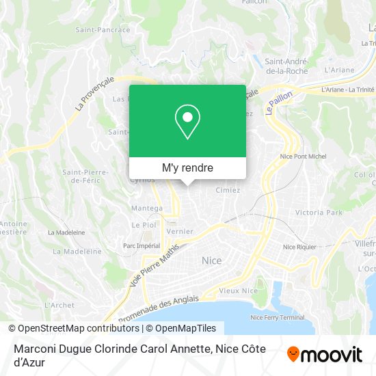 Marconi Dugue Clorinde Carol Annette plan