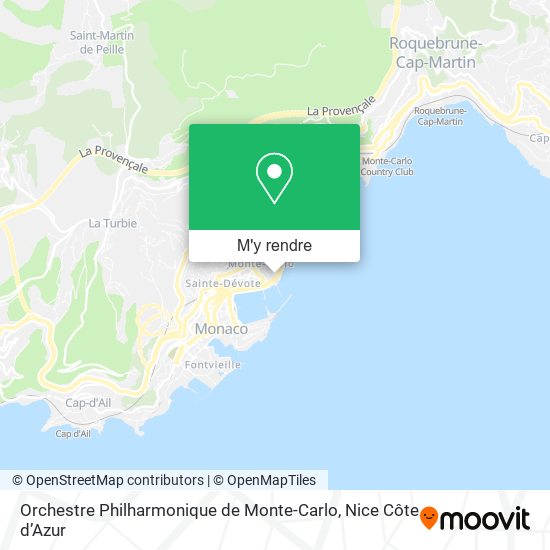 Orchestre Philharmonique de Monte-Carlo plan