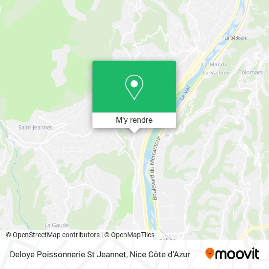 Deloye Poissonnerie St Jeannet plan