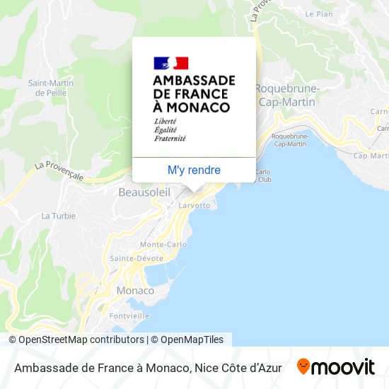 Ambassade de France à Monaco plan