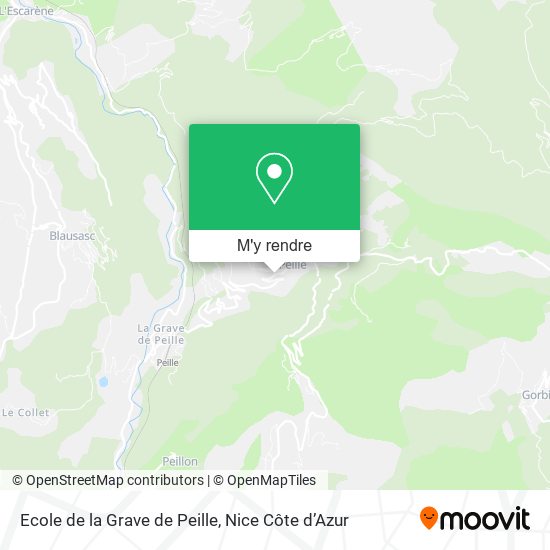 Ecole de la Grave de Peille plan