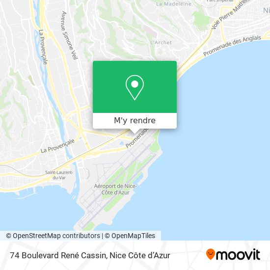 74 Boulevard René Cassin plan