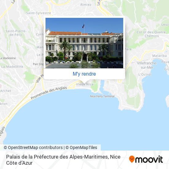 Palais de la Préfecture des Alpes-Maritimes plan