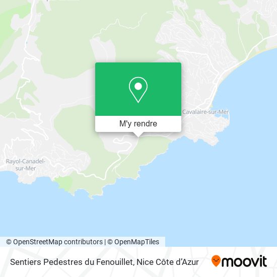 Sentiers Pedestres du Fenouillet plan