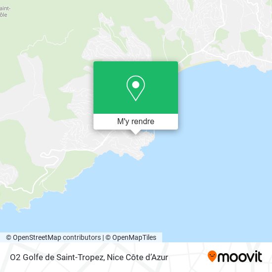O2 Golfe de Saint-Tropez plan