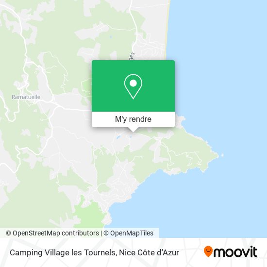 Camping Village les Tournels plan