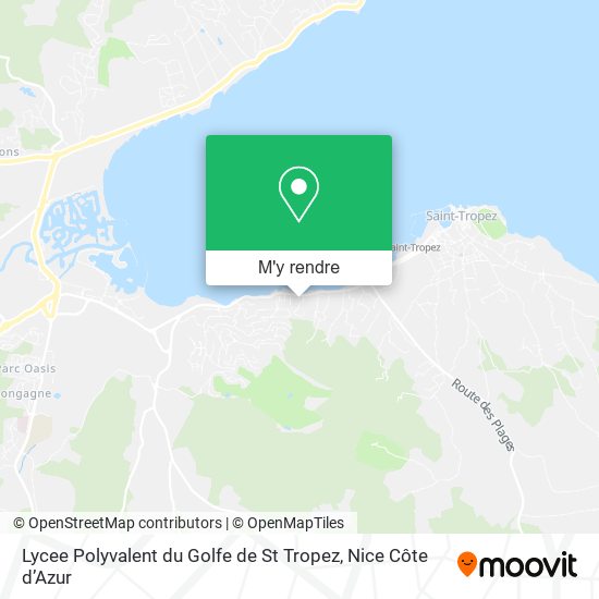 Lycee Polyvalent du Golfe de St Tropez plan