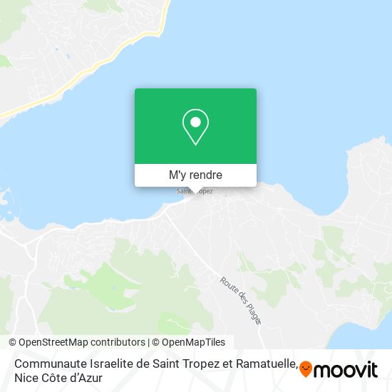 Communaute Israelite de Saint Tropez et Ramatuelle plan