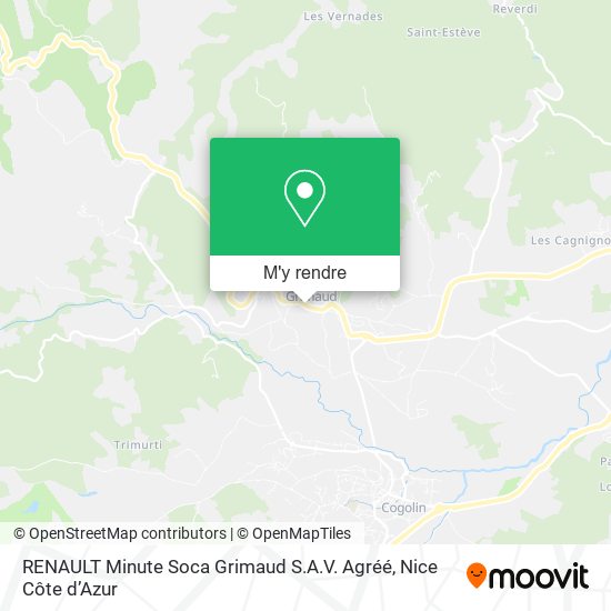RENAULT Minute Soca Grimaud S.A.V. Agréé plan