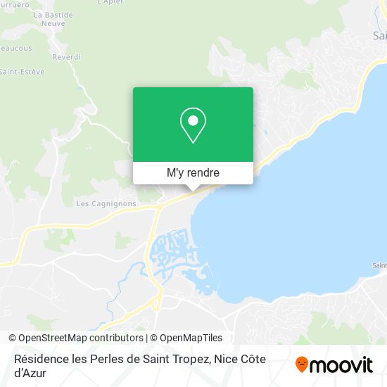 Résidence les Perles de Saint Tropez plan