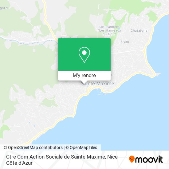 Ctre Com Action Sociale de Sainte Maxime plan