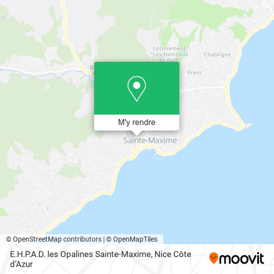 E.H.P.A.D. les Opalines Sainte-Maxime plan