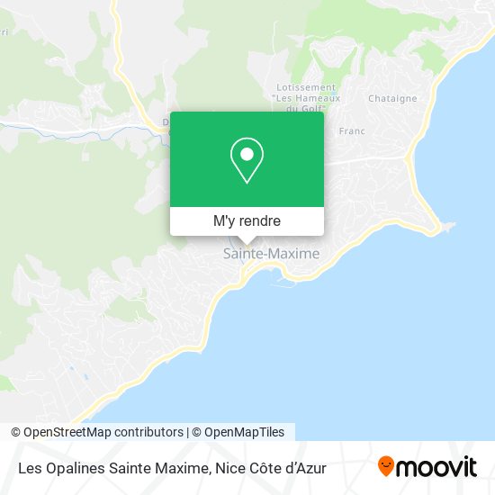 Les Opalines Sainte Maxime plan