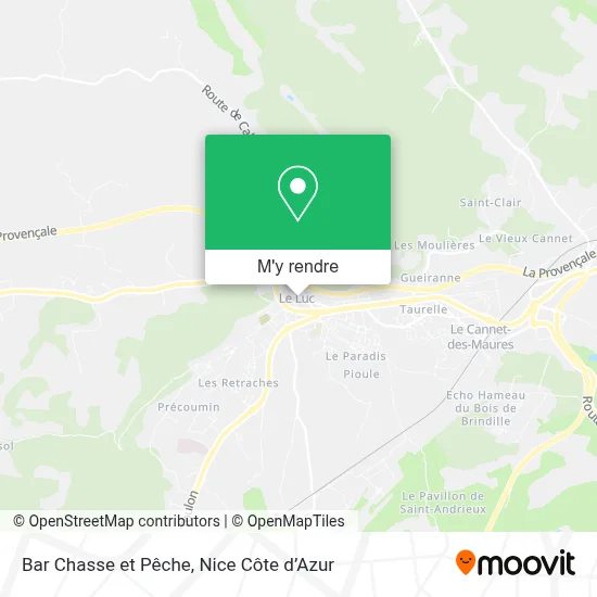 Bar Chasse et Pêche plan