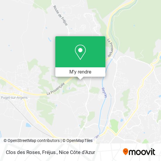 Clos des Roses, Fréjus. plan
