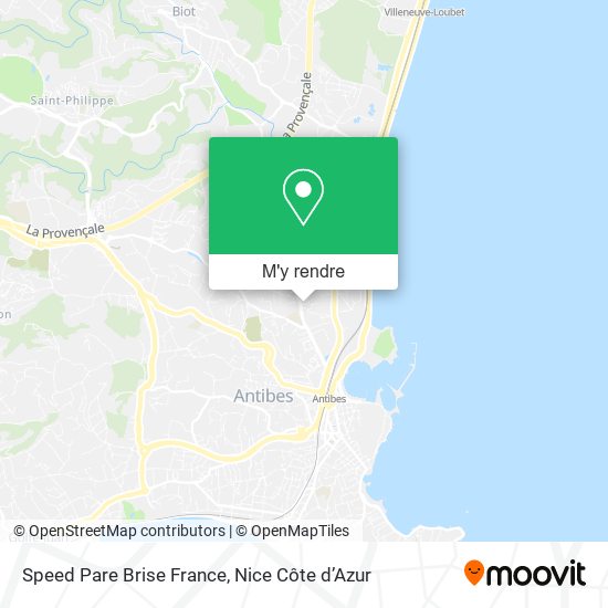 Speed Pare Brise France plan