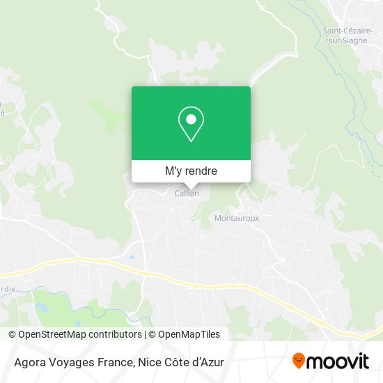 Agora Voyages France plan