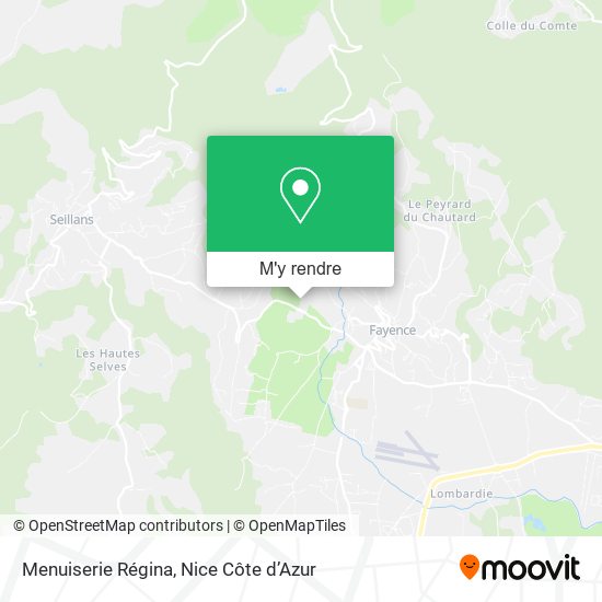 Menuiserie Régina plan