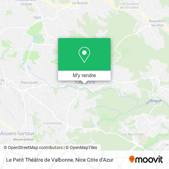 Le Petit Théâtre de Valbonne plan