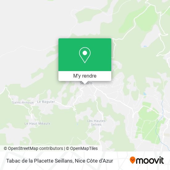 Tabac de la Placette Seillans plan