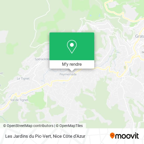Les Jardins du Pic-Vert plan