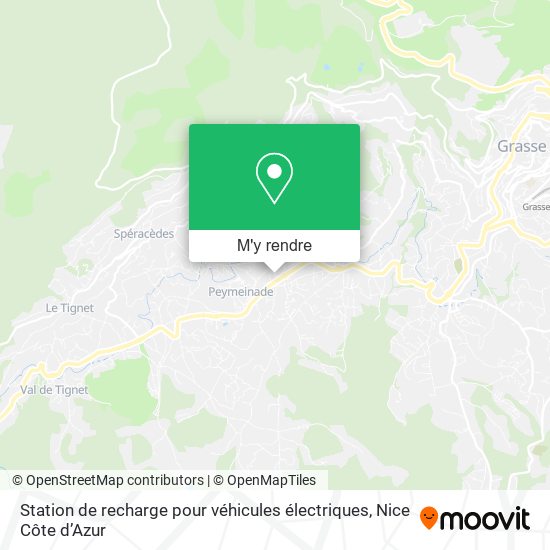 Station de recharge pour véhicules électriques plan