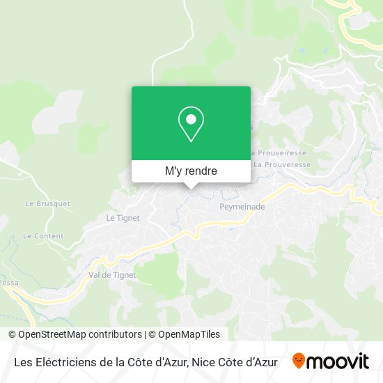 Les Eléctriciens de la Côte d'Azur plan