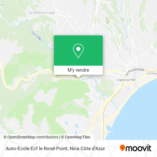 Auto-Ecole Ecf le Rond-Point plan