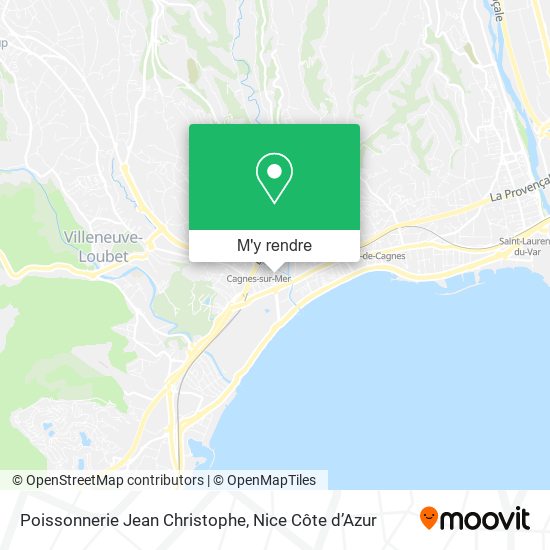 Poissonnerie Jean Christophe plan