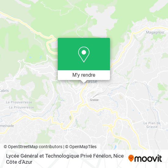 Lycée Général et Technologique Privé Fénélon plan