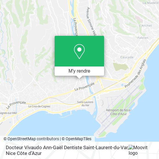 Docteur Vivaudo Ann-Gaël Dentiste Saint-Laurent-du-Var plan