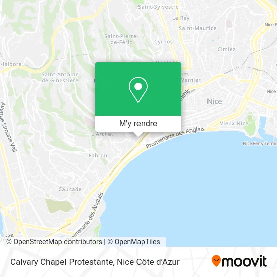 Calvary Chapel Protestante plan