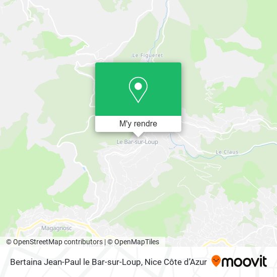 Bertaina Jean-Paul le Bar-sur-Loup plan