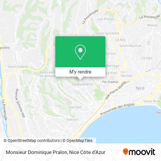 Monsieur Dominique Pralon plan