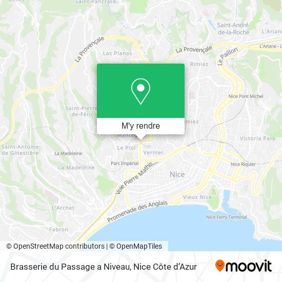 Brasserie du Passage a Niveau plan
