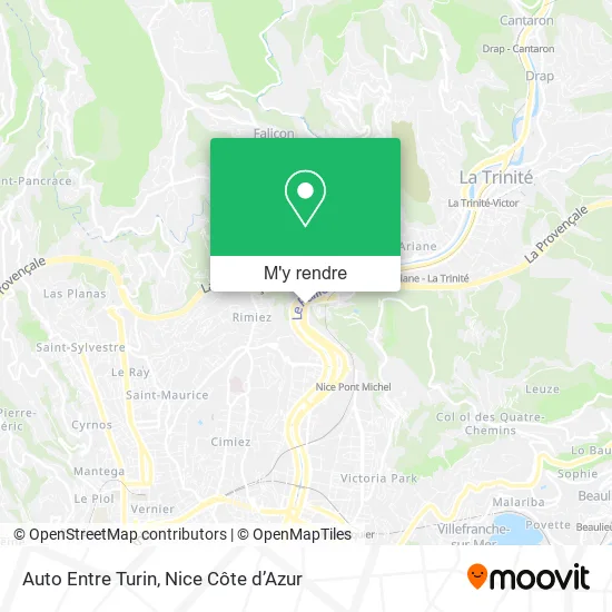Auto Entre Turin plan