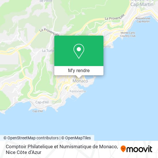 Comptoir Philatelique et Numismatique de Monaco plan